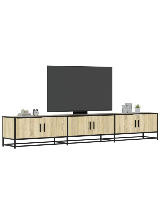 Tv skapītis, ozolkoka krāsa, 240x35x41 cm, inženierijas koks