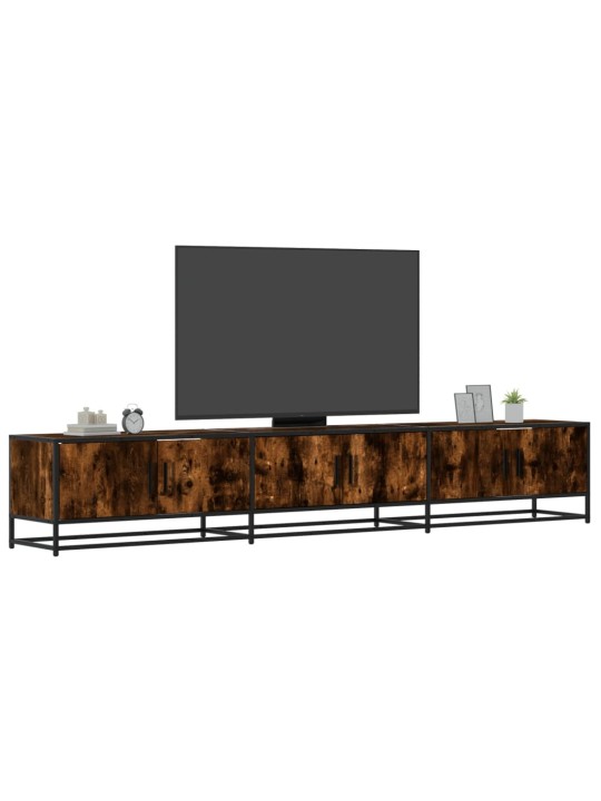 Tv skapītis, ozolkoka krāsā, 240x35x41 cm, inženierijas koks
