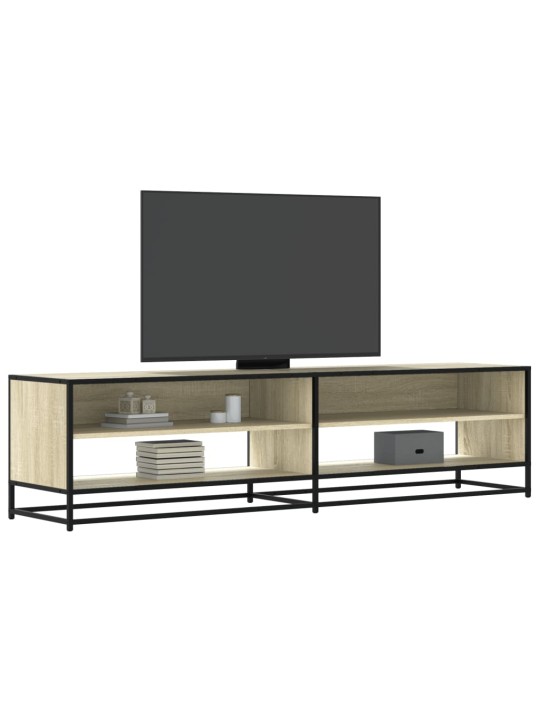 Tv skapītis, ozolkoka krāsa, 180,5x40x46 cm, inženierijas koks