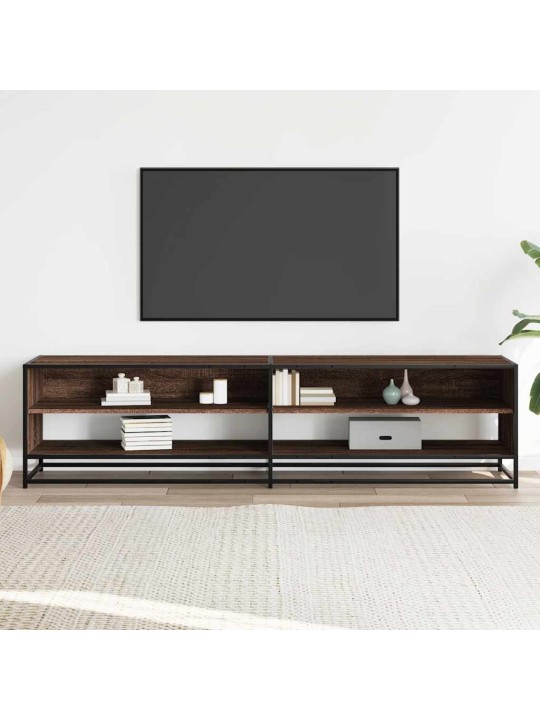 Tv skapītis, brūna ozola, 180,5x40x46 cm, inženierijas koks