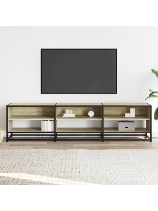 Tv skapītis, ozolkoka krāsa, 180x40x46 cm, inženierijas koks