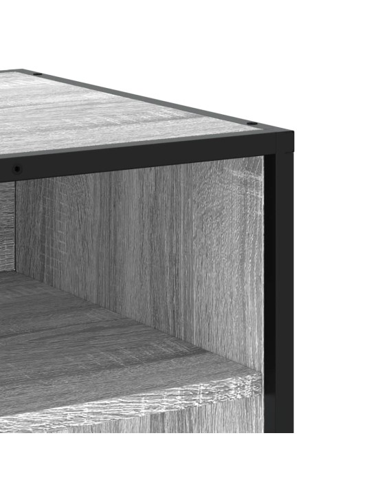 Tv skapītis, pelēka koka, 180x40x46 cm, inženierijas koks