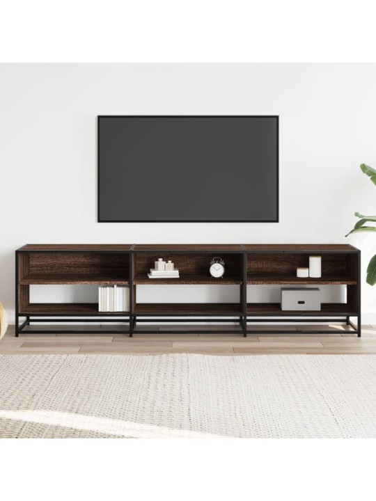 Tv skapītis, brūna ozola, 180x40x46 cm, inženierijas koks