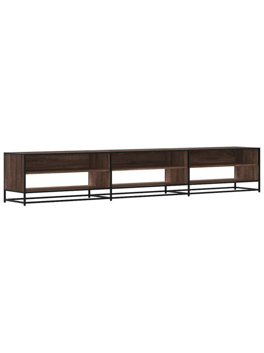 Tv skapītis, ozolkoka krāsa, 270x40x46 cm, inženierijas koks