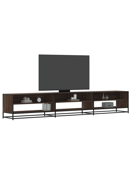 Tv skapītis, ozolkoka krāsa, 270x40x46 cm, inženierijas koks