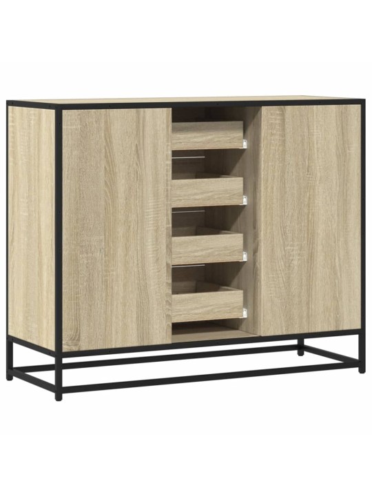 Kumode, ozolkoka krāsa, 92x35x76 cm, inženierijas koks