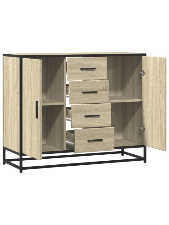Kumode, ozolkoka krāsa, 92x35x76 cm, inženierijas koks