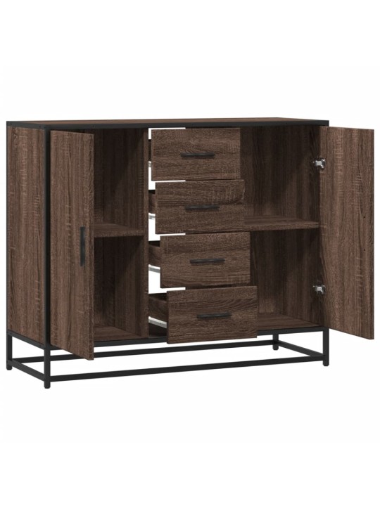 Kumode, ozolkoka krāsa, 92x35x76 cm, inženierijas koks