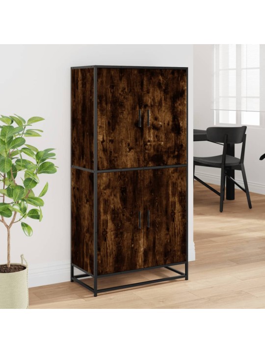 Augstā dēlis ozola krāsa 68x35x139 cm inženierijas koks