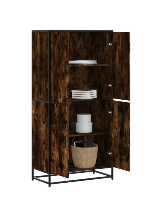 Augstā dēlis ozola krāsa 68x35x139 cm inženierijas koks