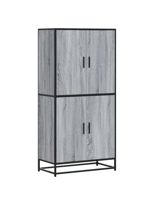 Augstā dēlis pelēka ozolkoka 68x35x139 cm inženierijas koks