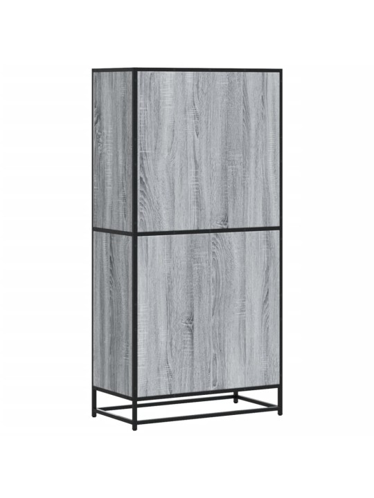 Augstā dēlis pelēka ozolkoka 68x35x139 cm inženierijas koks