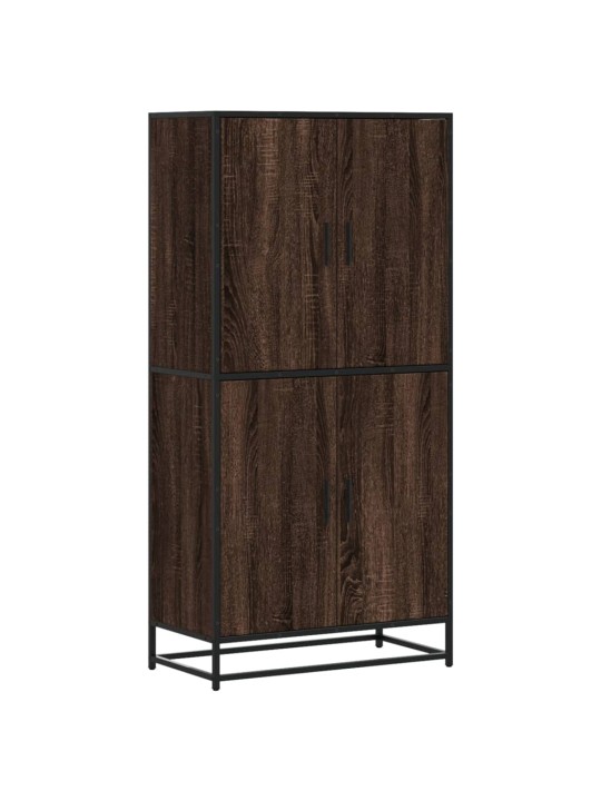 Augstā dēlis brūna ozolkoka 68x35x139 cm inženierijas koks