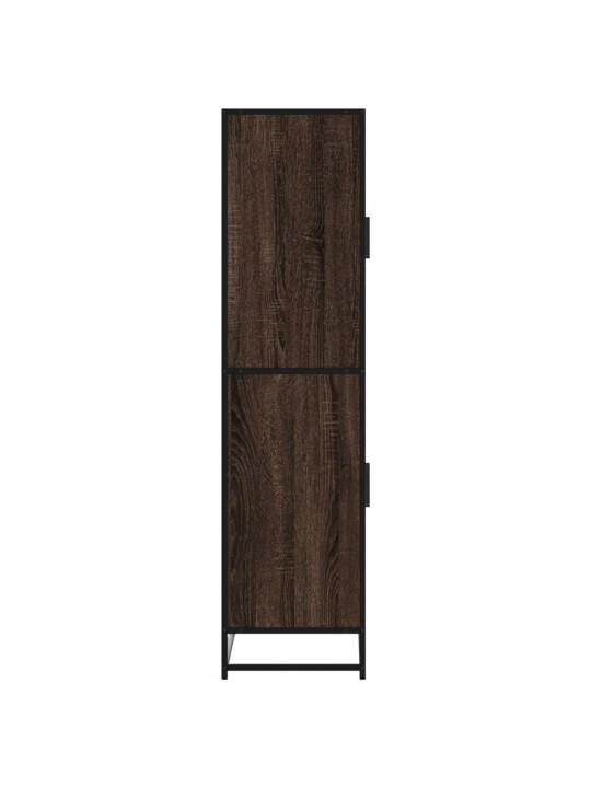 Augstā dēlis brūna ozolkoka 68x35x139 cm inženierijas koks