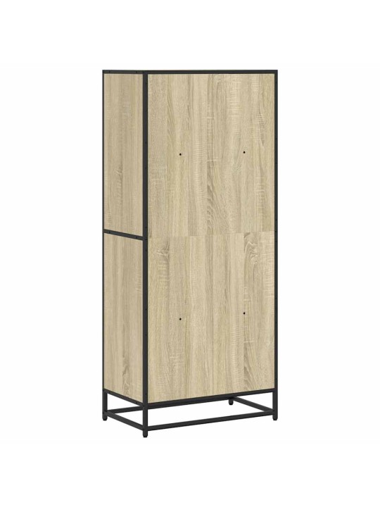 Grāmatu plaukts, ozola krāsa, 60x35x139 cm, inženierijas koks