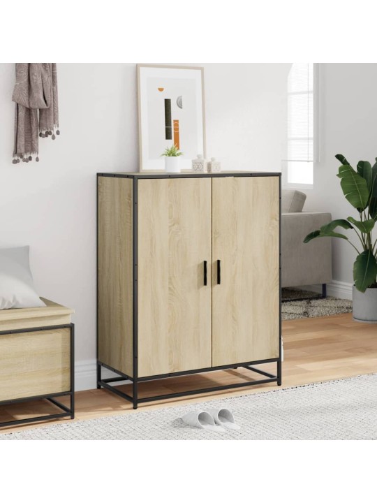 Apavu skapītis, ozolkoka, 75x38x97,5cm inženierijas koks&metāls