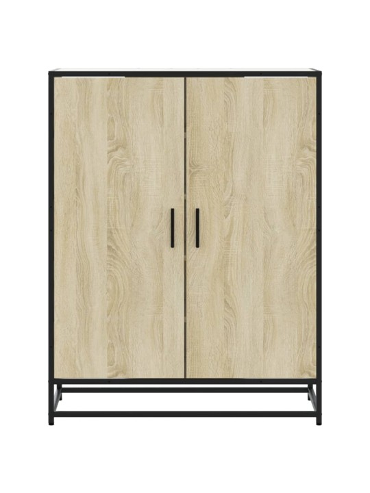 Apavu skapītis, ozolkoka, 75x38x97,5cm inženierijas koks&metāls