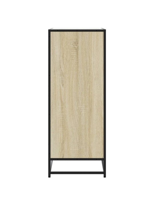 Apavu skapītis, ozolkoka, 75x38x97,5cm inženierijas koks&metāls