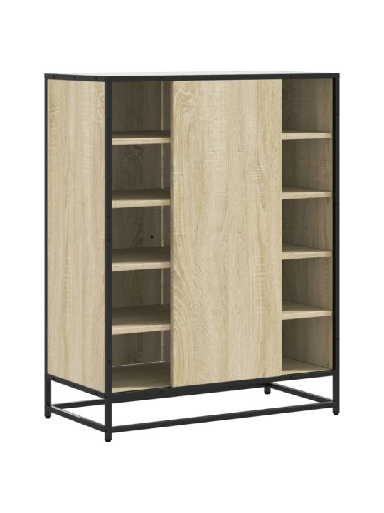Apavu skapītis, ozolkoka, 75x38x97,5cm inženierijas koks&metāls