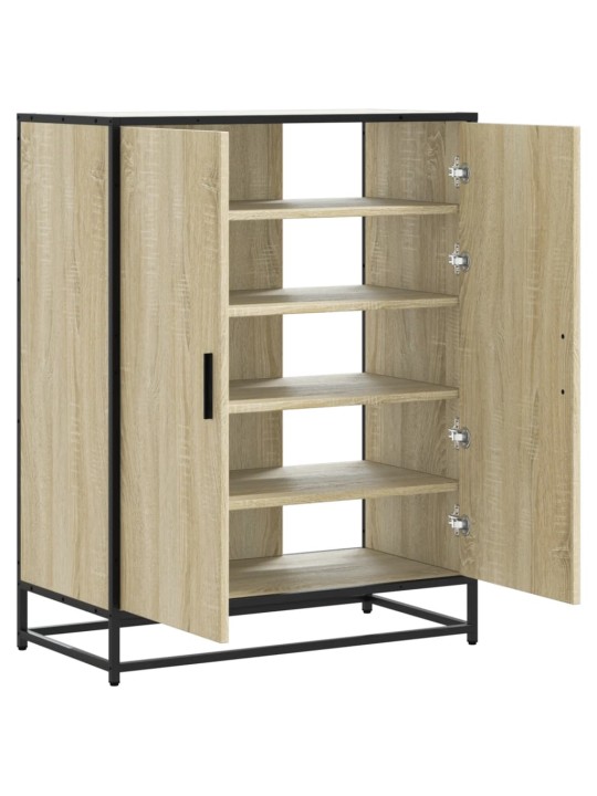 Apavu skapītis, ozolkoka, 75x38x97,5cm inženierijas koks&metāls