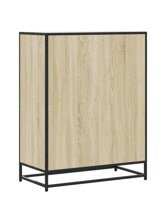 Apavu skapītis, ozolkoka, 75x38x97,5cm inženierijas koks&metāls