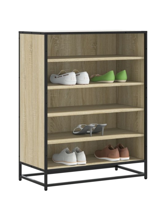 Apavu skapītis, ozolkoka, 75x38x97,5cm inženierijas koks&metāls
