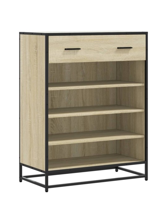Apavu skapītis, ozolkoka, 75x38x97,5cm inženierijas koks&metāls