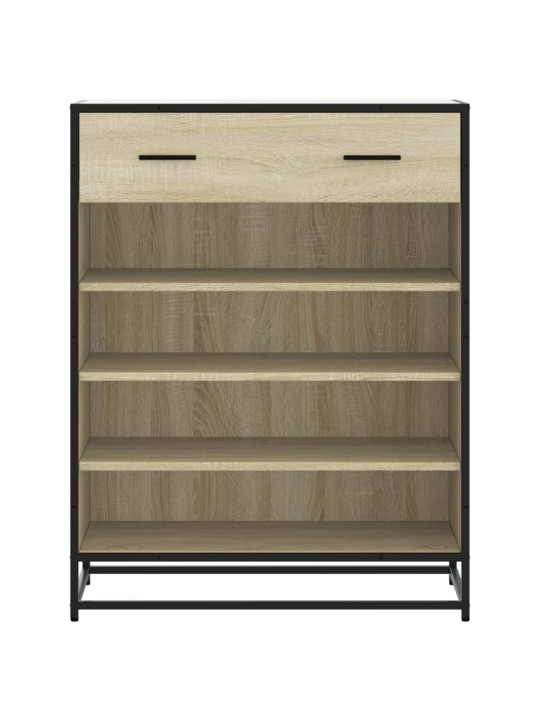 Apavu skapītis, ozolkoka, 75x38x97,5cm inženierijas koks&metāls