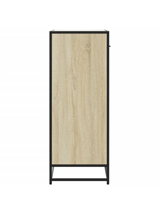 Apavu skapītis, ozolkoka, 75x38x97,5cm inženierijas koks&metāls