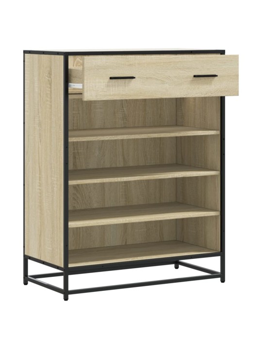 Apavu skapītis, ozolkoka, 75x38x97,5cm inženierijas koks&metāls