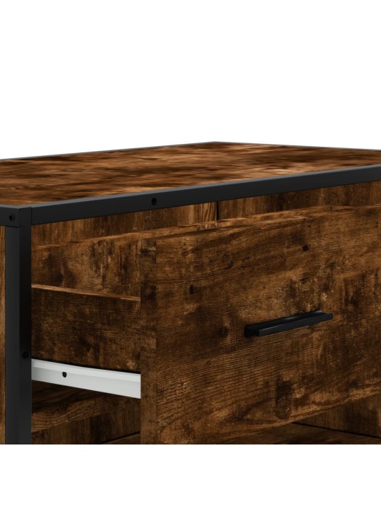 Apavu skapītis, ozolkoka, 75x38x97,5cm inženierijas koks&metāls