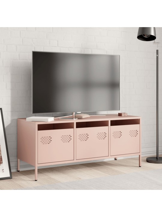 Tv skapītis, rozā, 101,5x39x43,5 cm, auksti velmēts tērauds