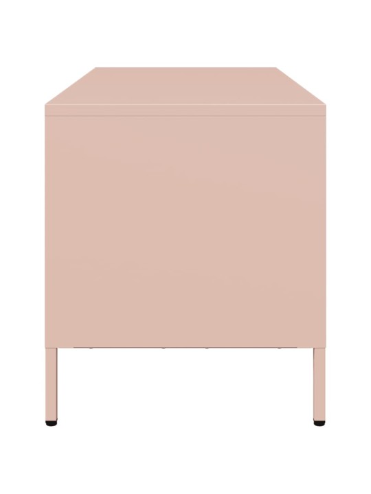 Tv skapītis, rozā, 101,5x39x43,5 cm, auksti velmēts tērauds