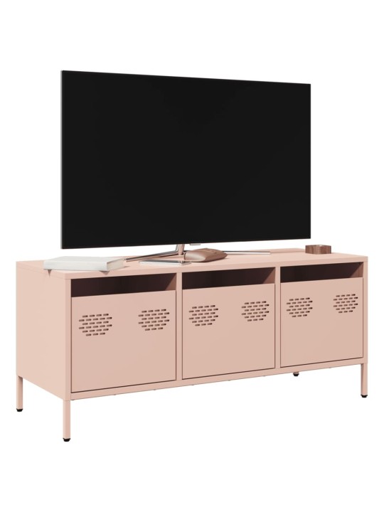 Tv skapītis, rozā, 101,5x39x43,5 cm, auksti velmēts tērauds