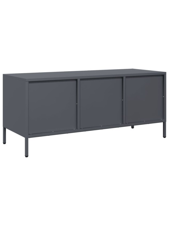 Tv skapītis, pelēks, 101,5x39x43,5 cm, auksti velmēts tērauds