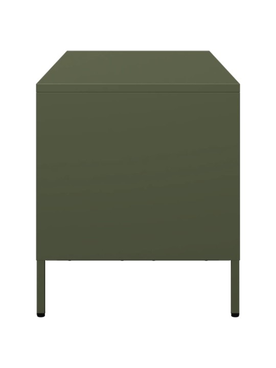 Tv skapītis, zaļš, 101,5x39x43,5 cm, auksti velmēts tērauds