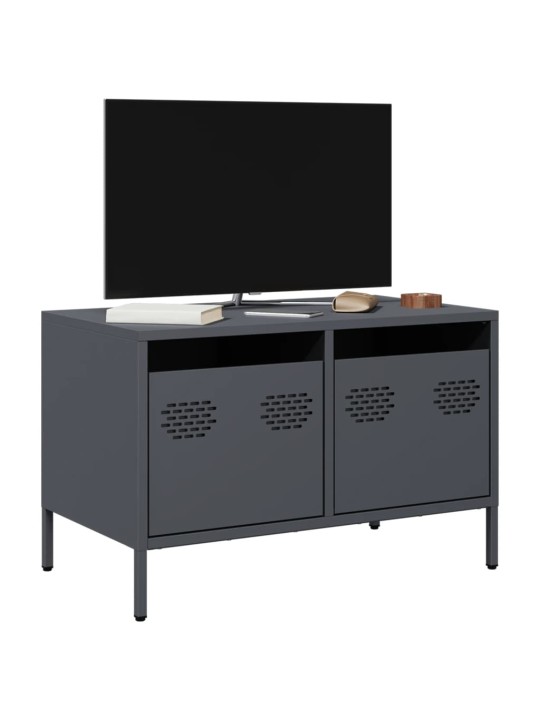 Tv skapītis, pelēks, 68x39x43,5 cm, auksti velmēts tērauds