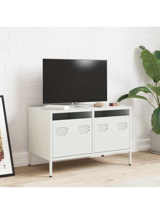 Tv skapītis, balts, 68x39x43,5 cm, auksti velmēts tērauds