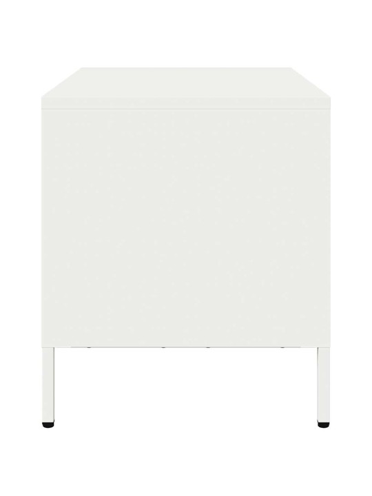 Tv skapītis, balts, 68x39x43,5 cm, auksti velmēts tērauds
