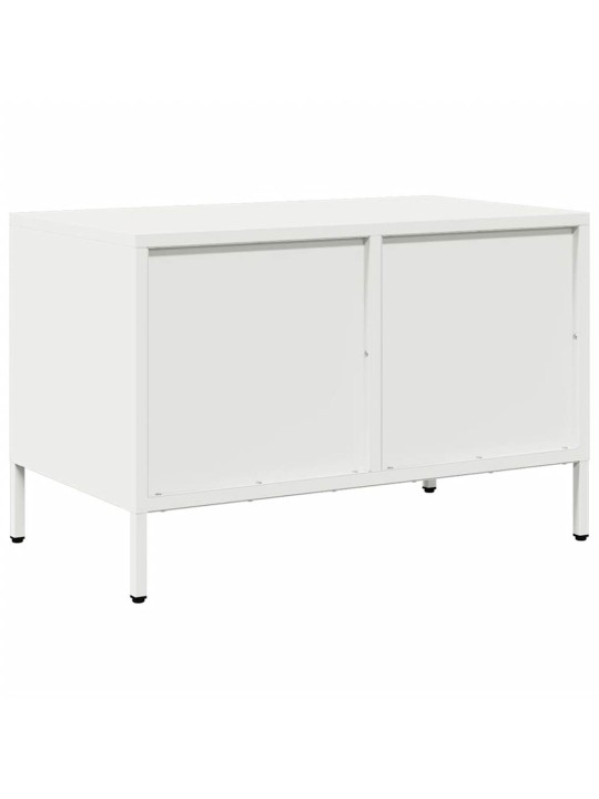 Tv skapītis, balts, 68x39x43,5 cm, auksti velmēts tērauds