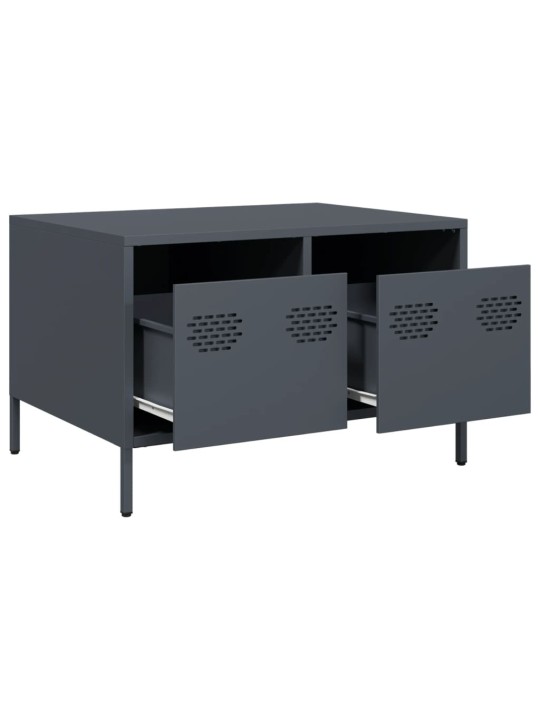 Tv skapītis antracītpelēks 68x50x43,5 cm auksti velmēts tērauds