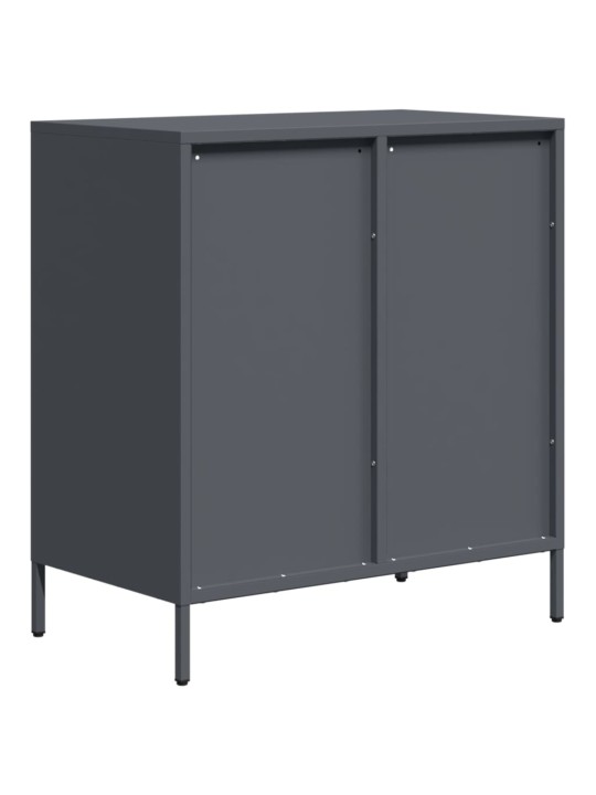 Kumode, antracītpelēka, 68x39x73,5 cm, auksti velmēts tērauds