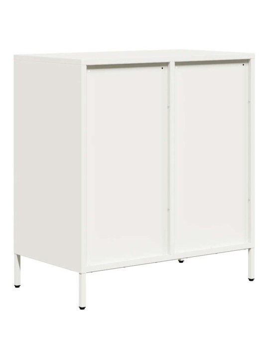 Kumode, balta, 68x39x73,5 cm, auksti velmēts tērauds