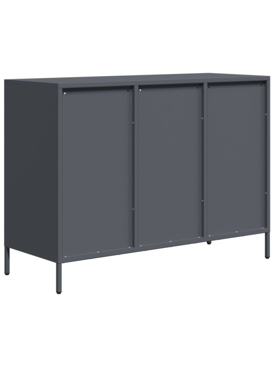 Kumode, antracītpelēka, 101,5x39x73,5cm, auksti velmēts tērauds