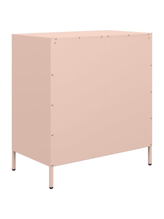 Kumode, rozā, 68x39x73,5 cm, auksti velmēts tērauds