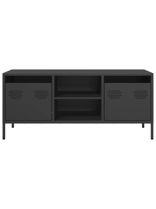 Tv skapītis, melns, 101,5x39x43,5 cm, auksti velmēts tērauds