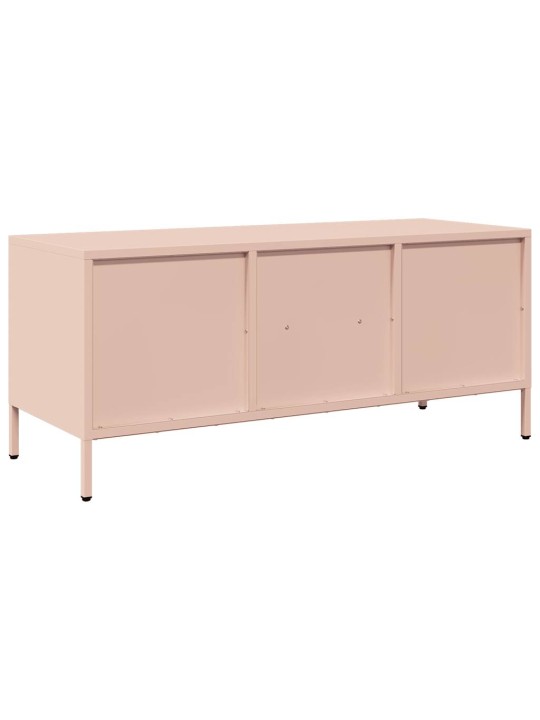 Tv skapītis, rozā, 101,5x39x43,5 cm, auksti velmēts tērauds