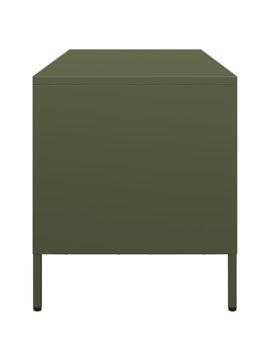 Tv skapītis, zaļš, 101,5x39x43,5 cm, auksti velmēts tērauds