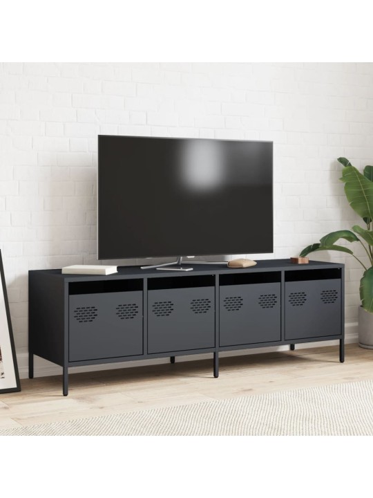 Tv skapītis, pelēks, 135x39x43,5 cm, auksti velmēts tērauds