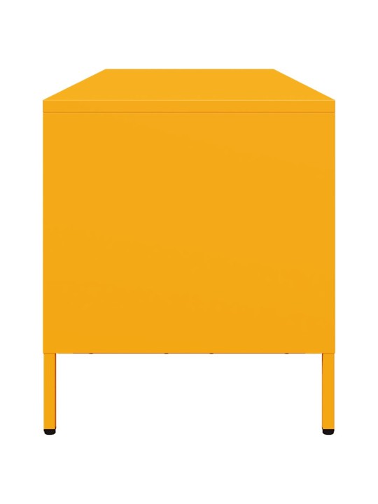 Tv skapītis, dzeltens, 135x39x43,5 cm, auksti velmēts tērauds